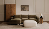 Marion Square Ottoman White
