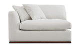 Rue Left Arm Facing Chair Off White