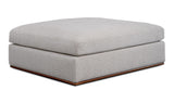 Rue Ottoman Flecked Grey