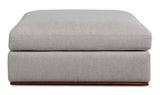 Rue Ottoman Flecked Grey