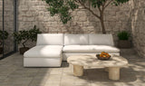 Miles Outdoor Chaise White