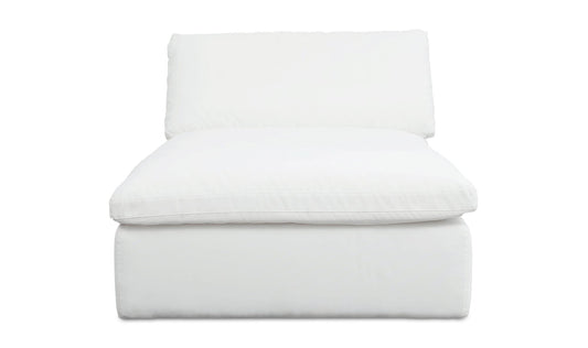 Miles Outdoor Chaise White