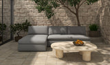 Miles Outdoor Chaise Speckled Light Grey