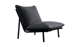 Morgan Outdoor Accent Chair Speckled Charcoal