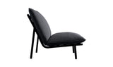 Morgan Outdoor Accent Chair Speckled Charcoal