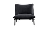 Morgan Outdoor Accent Chair Speckled Charcoal