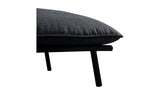 Morgan Outdoor Ottoman Speckled Charcoal