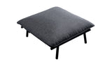 Morgan Outdoor Ottoman Speckled Charcoal