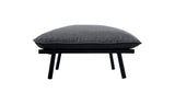 Morgan Outdoor Ottoman Speckled Charcoal