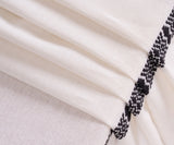 Cotton Tablecloth - Rectangle Tablecloth - Black and White