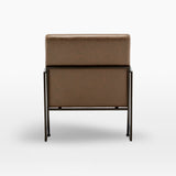 Slanted Upholstered Accent Chair