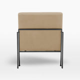 Slanted Upholstered Accent Chair