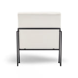 Slanted Upholstered Accent Chair
