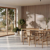 White Oak (Black Felt) Willow Panel