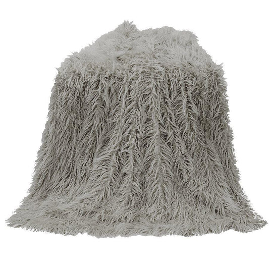 Mongolian Faux Fur Throw Blanket - Closeout