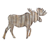 Moose Cut Out Rustic Wall Hanging, 4 MOQ