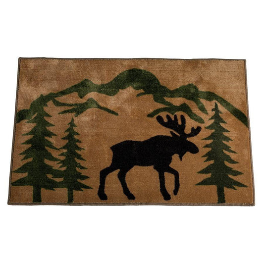 Moose Kitchen/Bath Rug, 2 MOQ
