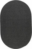 Black Braided Faux Jute Outdoor Rug