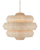 Antibes Medium White Chandelier