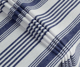 Blue French Stripe Tablecloth