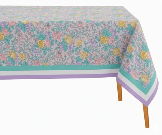 Hand Block Print Tablecloth