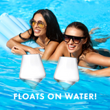 Floating Wine Glasses for Pool (18 Oz | Set of 8)
