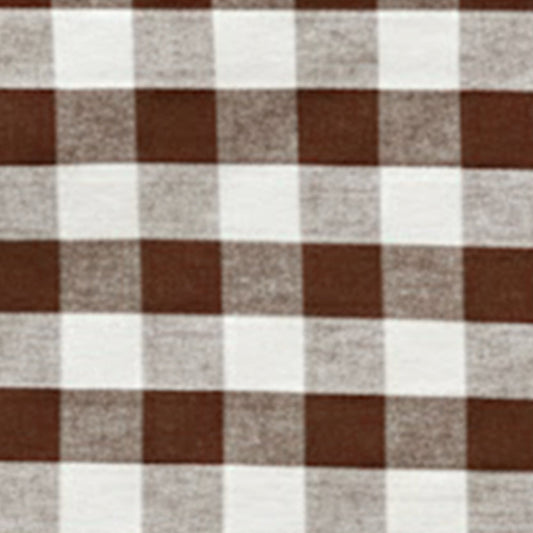 Buffalo Check Tablecloth - Coffee Brown