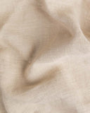 Natural wide medium weight linen fabric