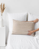 Natural linen sheet set (4 pcs)