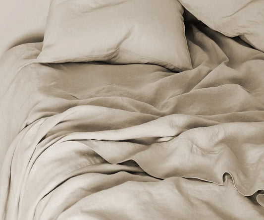 Natural Linen Sheet Set