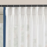 400TC Edge Border Cotton Embroidery Curtain (Set Of 2)