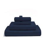 400TC Luxurious Double Embroidery Cotton Sateen Solid Bedding Bundle