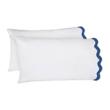 400TC Applique Scalloped Scallop Embroidery Cotton Sheet set