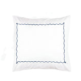 Ava 400TC Cotton Scallop Embroidery Sateen Solid Pillow Sham