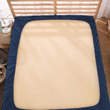 400TC Sateen Solid Cotton Fitted Sheet