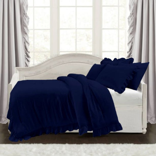 400TC Sateen Cotton Ruffle Day Bed Set