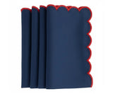 Scalloped Linen Napkins