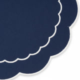 Blue Scalloped Placemats