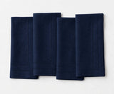 Double Hemstitch Linen Napkin - Navy Blue