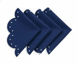 Placemats Round - Scallop Placemat Washable