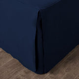 400TC Cotton Sateen Solid Tailored Quilted Bedspread Set