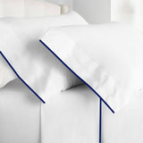 400TC Embroidery Cotton Sateen Solid Top Sheet