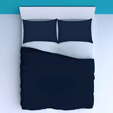 400TC Luxurious Single Embroidery Sateen Solid Cotton Sheet Set