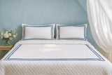 Classic Border Diamond Knitted Cotton Coverlet