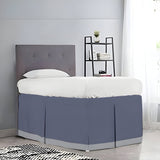 400TC Cotton Border Frame Tailored Dorm Bed Skirt
