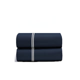 400TC Cotton Classic Luxurious Embroidery Sateen Solid Pillowcases (Set of 2)