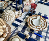 Navy Plaid Placemats - Cloth Placemats