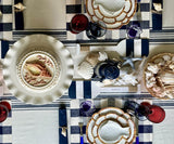 Navy Plaid Placemats - Cloth Placemats