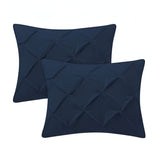 400TC Cotton Pintuck Sateen Solid Pillow Sham
