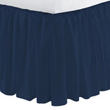400TC Sateen Solid Cotton Gathered Bed Skirt